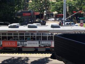 M-Line Trolley in Uptown Dallas